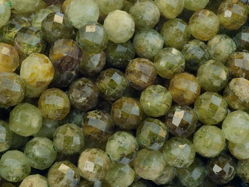 geschliffene Tsavorit Steinperlen 6mm zum Schmuckmachen - Na