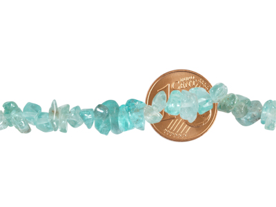 Splitterperlen Bild 2 mit Größenvergleich