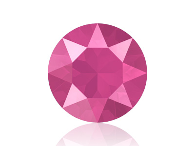 Swarovski Chaton Rivoli 8mm 1088 Crystal Peony Pink