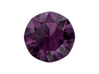 Swarovski Chaton Rivoli 8mm 1088 Amethyst Ignite