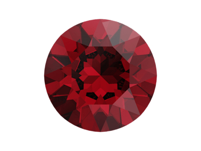 Swarovski Chaton Rivoli 8mm 1088 Scarlet