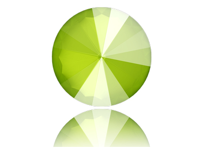 Swarovski Rivoli 1122 - 12mm - Farbe Crystal Lime