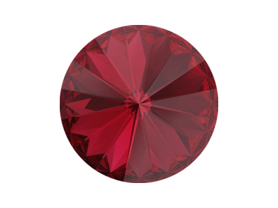 Swarovski Rivoli 1122 Farbe Scarlet 12mm