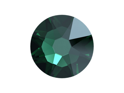 original Swarovski Flatback zum Aufkleben SS34 Emerald Night