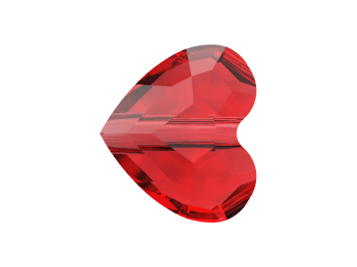 rote Swarovski Herz Perle Love Bead 5741 8mm Farbe: Light Si