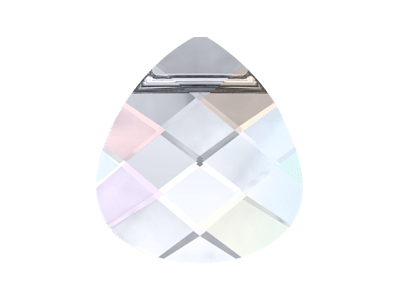 Swarovski Flat Briolette Anhänger 6012 - Crystal AB