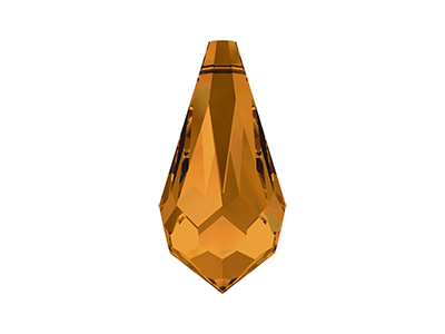 Swarovski Tropfen 6000 Topaz