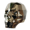 1 Stk. Swarovski Totenkopf Perle 5750 13mm Crystal Light Gold 2x