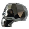1 Stk. Swarovski Totenkopf Perle 5750 13mm Crystal Silver Night