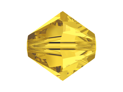 Swarovski Bicone Doppelkegel Perlen 4mm Farbe Light Topaz