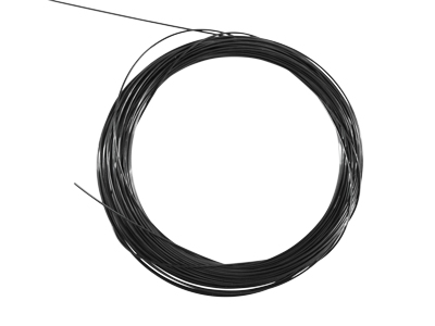 flexibler Titanium Draht 0,5mm schwarz
