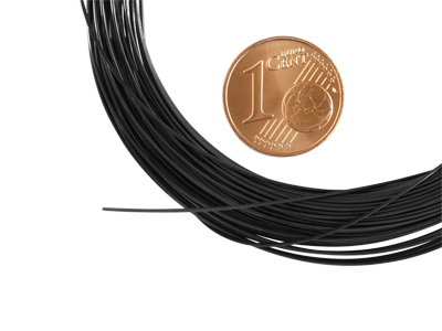 flexibler Titanium Draht 0,5mm schwarz