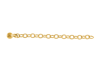 goldenes Verlängerungskettchen für eine Halskette oder ein Armband, Bild 1