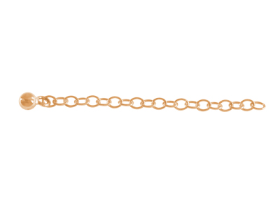 rosegoldenes Verlängerungskettchen für Armbänder, Halsketten
