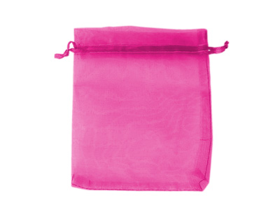 Organzabeutel fuchsia pink, günstig Großhandel