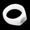 MAGART Wechselring-Basis ID 17mm Weiss Opalweiss glänzend