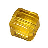 1 Strang facettierte Würfel Perlen 4mm Lime