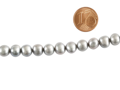 echte Zuchtperlen Bild 3 mit Grössenvergleich