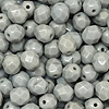 100g. Glasschliffperlen 6mm Grau/opak