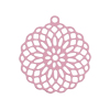 dünne Ornamente ~18mm, Messing, rosa