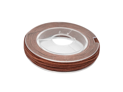 dünner brauner Macrame Faden 0,8mm