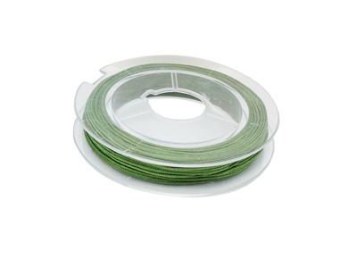 dünner olivegrüner Macrame Faden 0,5mm