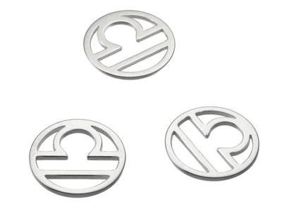 Charm Anhänger Sternzeichen Waage, Bild 1