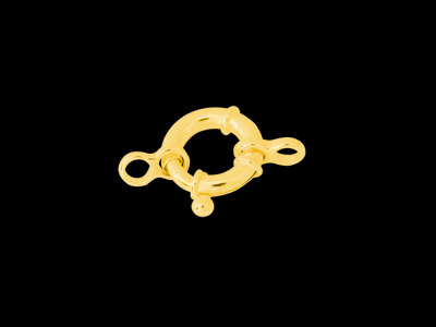 11mm rosegoldene Federring Schmuckschließe für Halsketten un