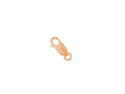 kleine rosegoldene Karabinerschließe für Armbänder, Fußkettc