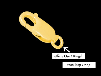 echt Silber Schließe für Armbänder und Halsketten
