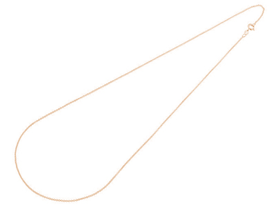 zartes langes Kettchen aus echt silber rosegold