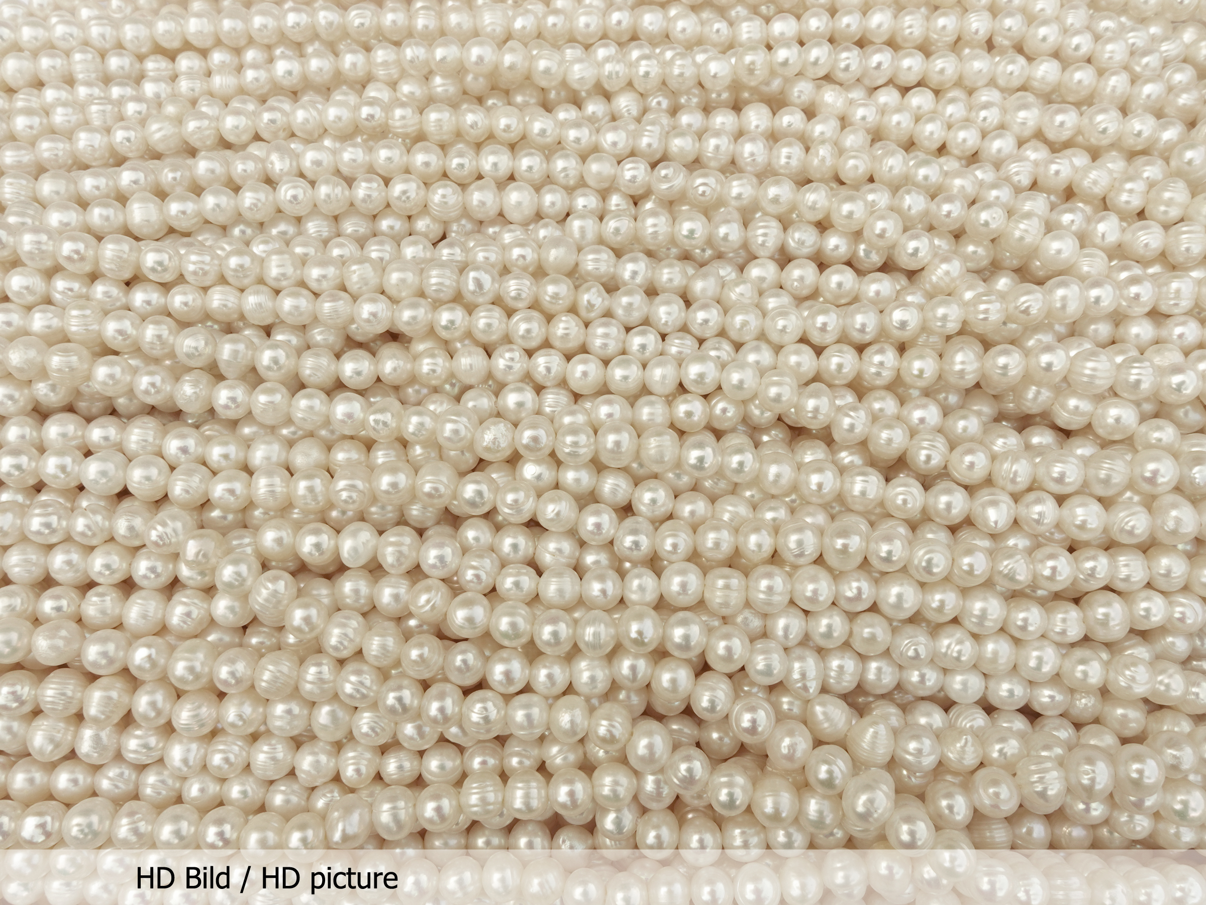 weiße Zuchtperlen Kulturperlen 5x6mm zum Schmuckmachen - HD 