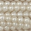 1 Strang (~39cm) echter Zuchtperlen, rund ~3mm, AA-Qualität
