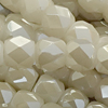 1 Strang (~148 Stk.) facettierte Tönnchen ~3mm, Beige