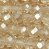 1 Strang (~130 Stk.) facettierte Rondellen MEDIUM