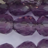 1 Strang (~100 Stk.) facettierte Erdbeerchen ~4mm, Amethyst