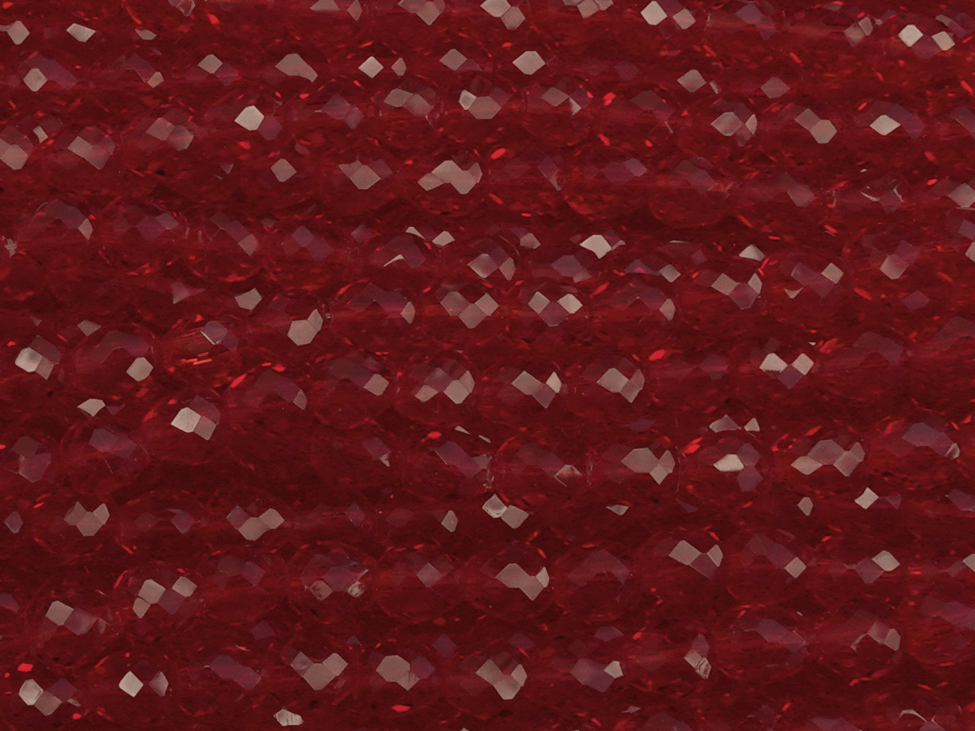 erdbeerförmige, facettierte Glitzerperlen Tropfen 4mm, Farbe