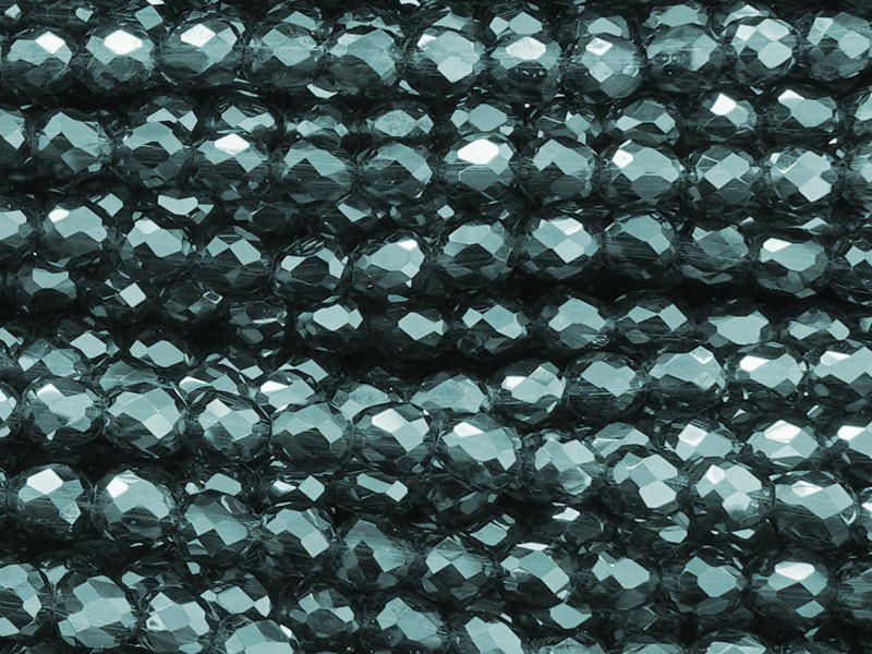 erdbeerförmige, facettierte Glitzerperlen Tropfen 4mm, Farbe
