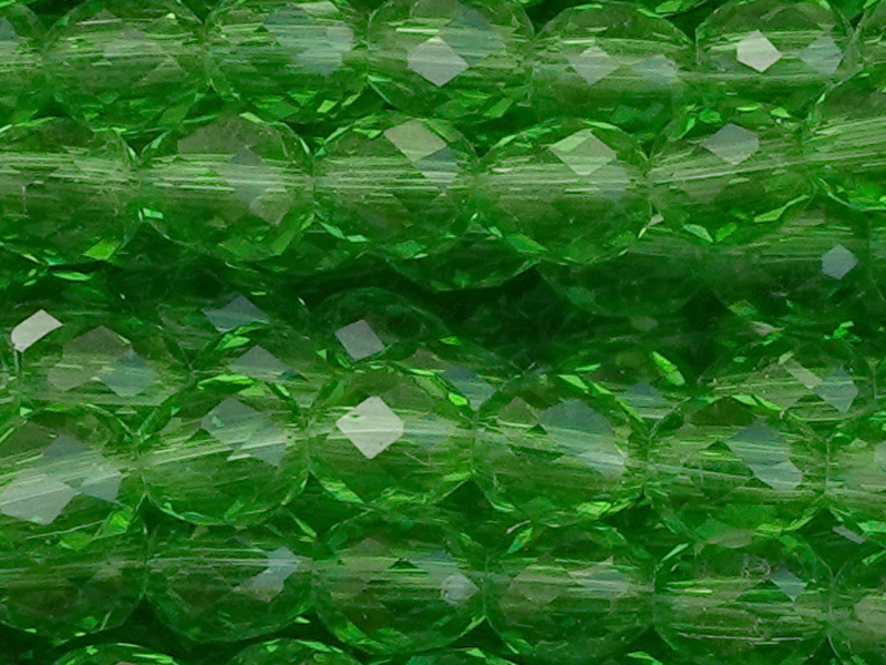 erdbeerförmige, facettierte Glitzerperlen Tropfen 4mm, Farbe