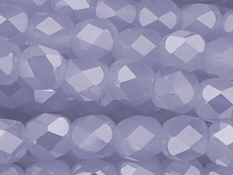 tönnchenförmige, facettierte Glasperlen 4mm, Natural Violet 