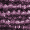 1 Strang (~175 Stk) facettierte Perlen, Rondellen SMALL