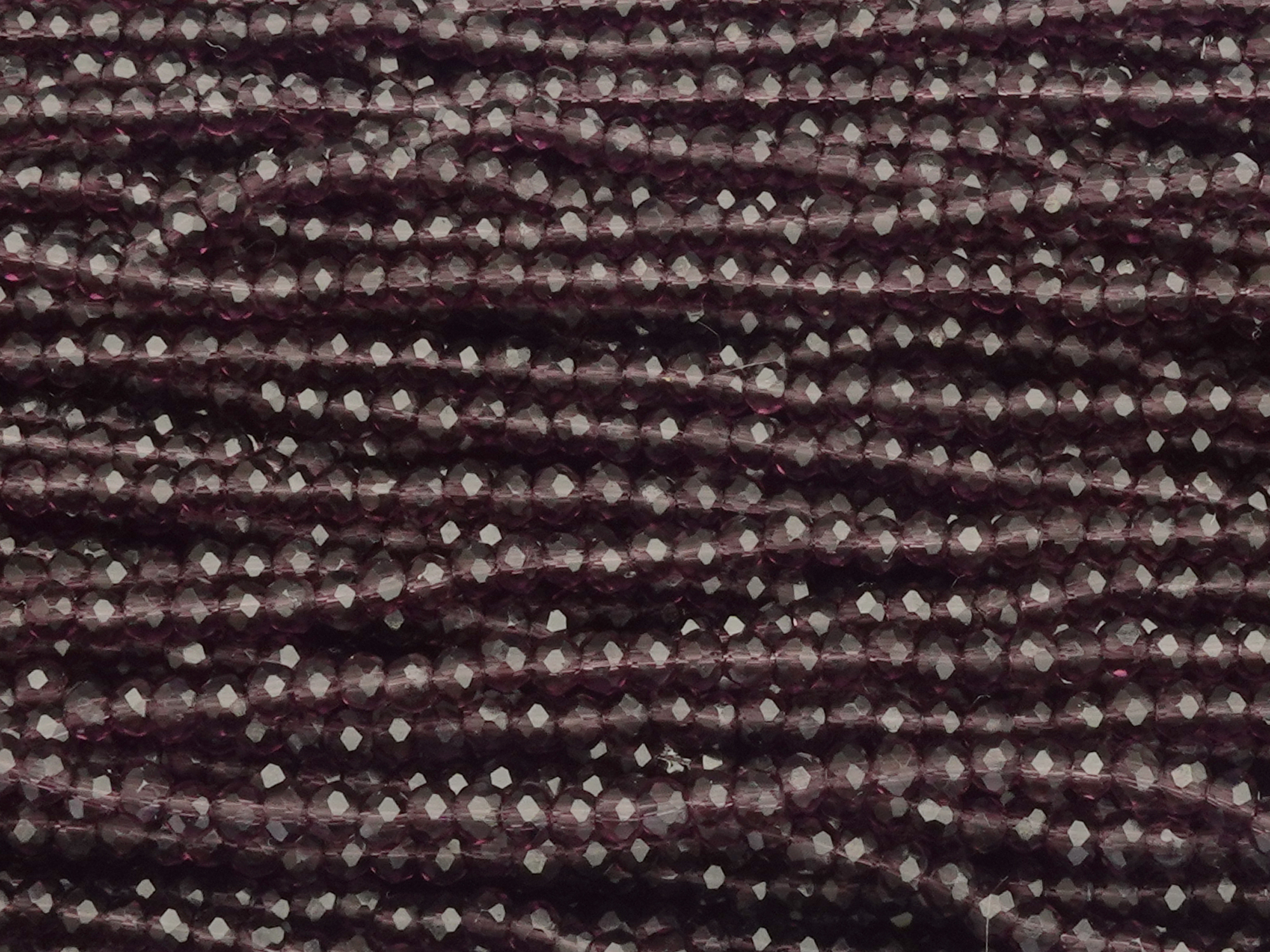 facettierte Glasschliffperlen Rondellen 2mm zum Schmuckmache