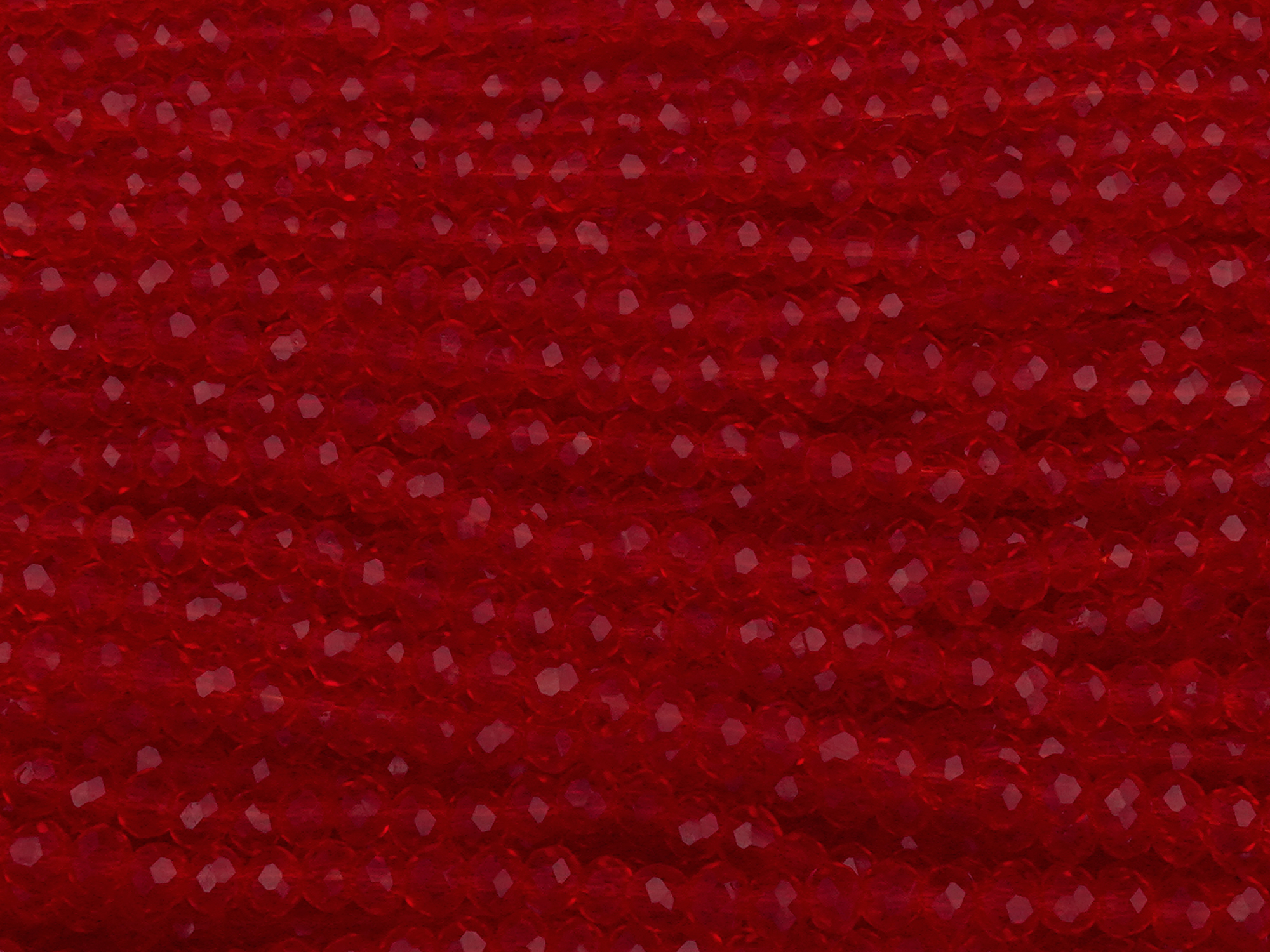 facettierte, geschliffene Glasperlen 2x3mm zum Schmuckmachen