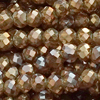 1 Strang (~150 Stk) facettierte Perlen, Rondellen SMALL