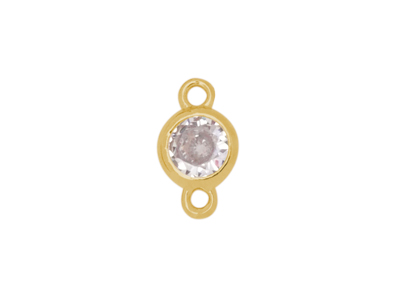 goldener kleiner Link Connector Verbinder zum Schmuckmachen