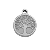 Anhänger kleiner Baum des Lebens ~8mm, Edelstahl poliert