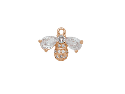 Anhänger Biene rosegold