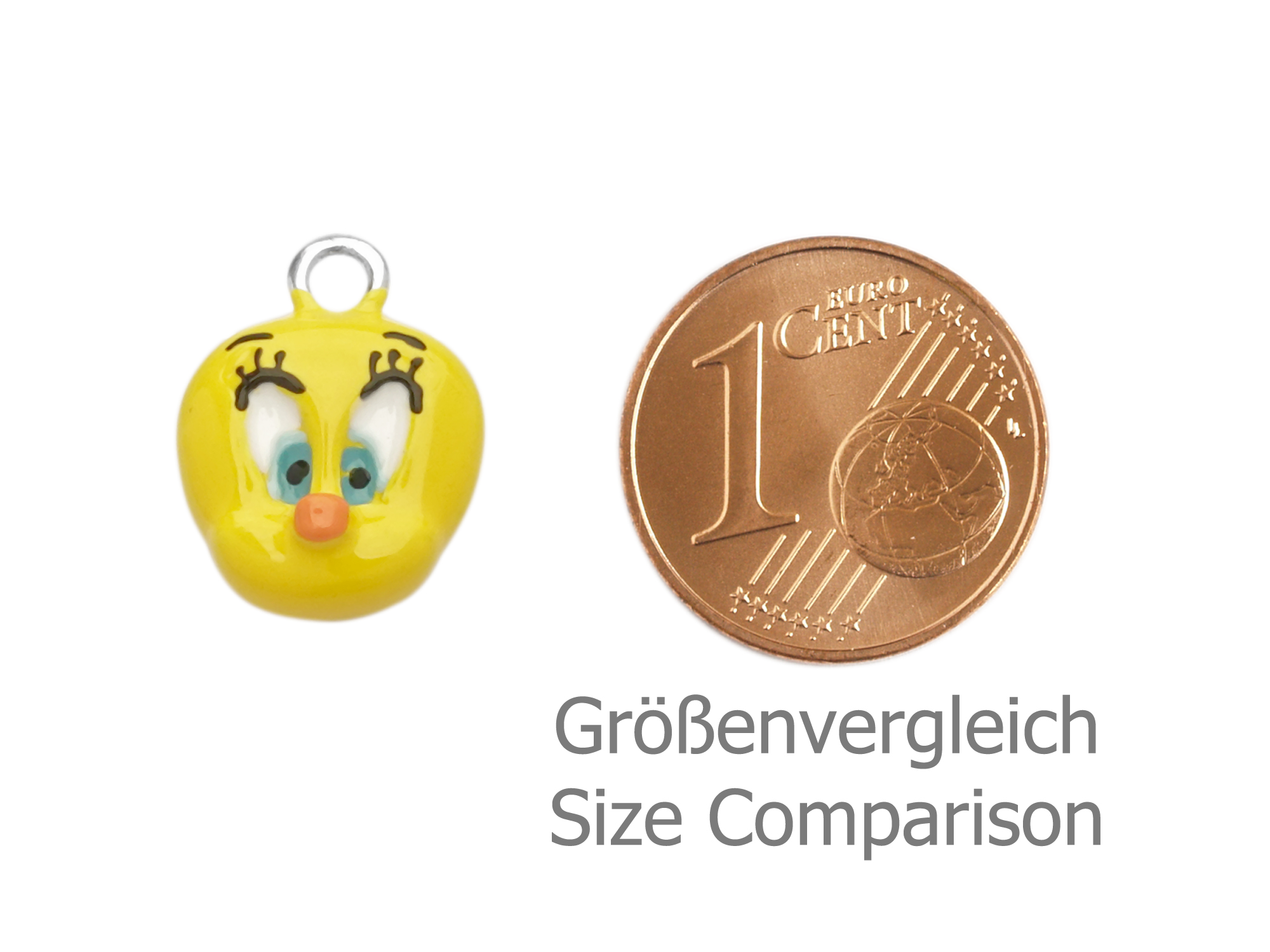 kleiner Schmuck Anhänger - Größenvergleich
