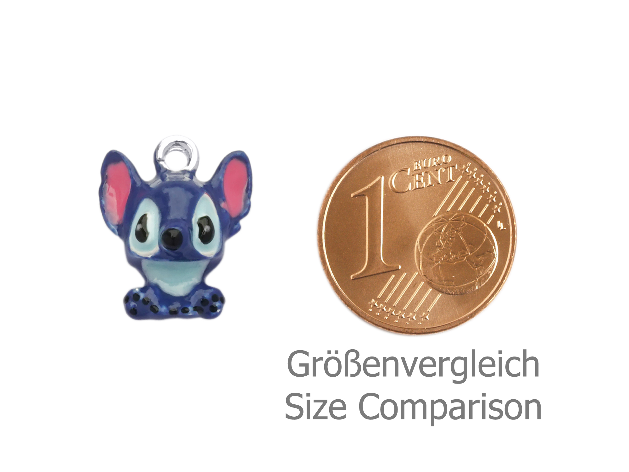 kleiner Schmuck Anhänger - Größenvergleich