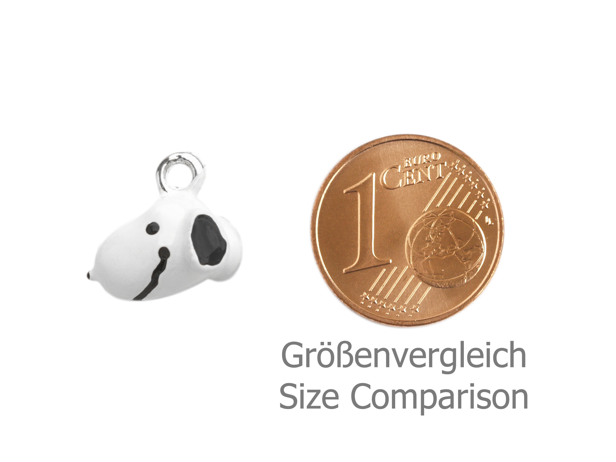 kleiner-Charm-Anhaenger - Größenvergleich